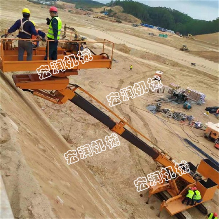 建筑工程專用護坡錨固鉆機，高邊坡鉆機